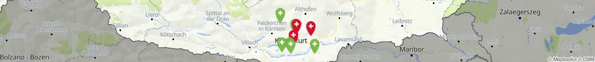 Map view for Pharmacies emergency services nearby Magdalensberg (Klagenfurt  (Land), Kärnten)